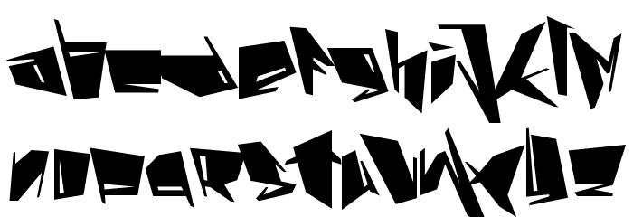Stab Font LOWERCASE