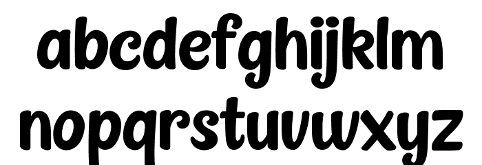 Stabillo Medium Font LOWERCASE