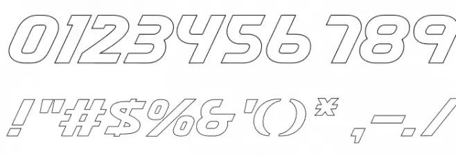 Stable Outline Font OTHER CHARS
