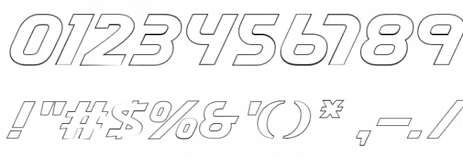 Stable Outline Font OTHER CHARS