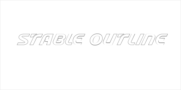 Stable Outline Logo