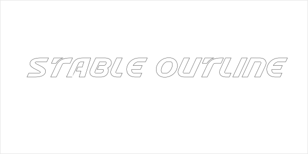 Stable Outline Logo