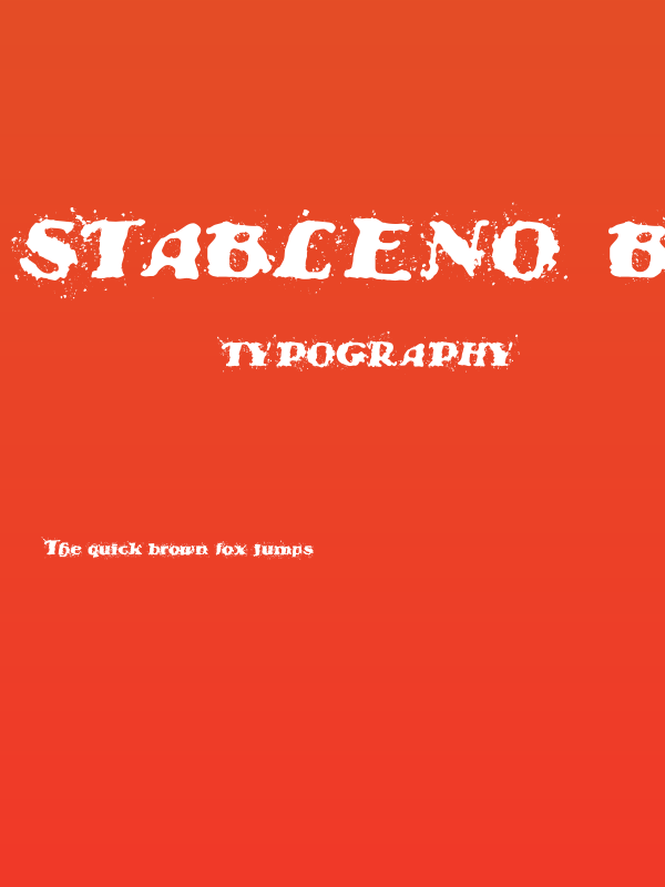 StableNo  by veredgf Poster