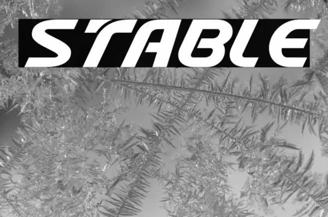 Stable Font examples