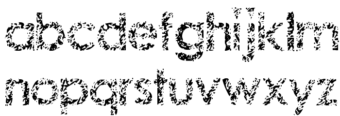 Staccatissmo Font LOWERCASE