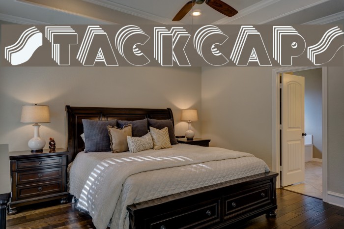 Stackcaps Font examples