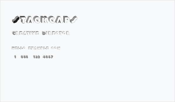 Stackcaps Business Card