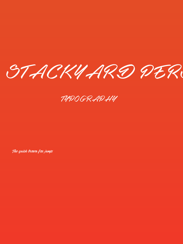 Stackyard PERSONAL USE Poster