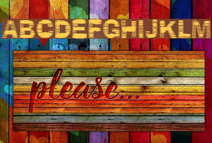 Stackz Font examples