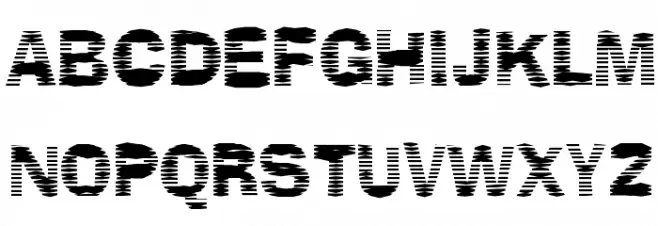 Stackz フォント 小文字