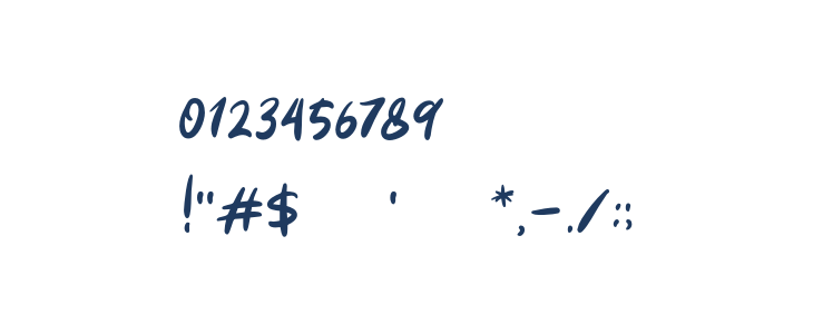 Stacylia DEMO-Regular Other Characters