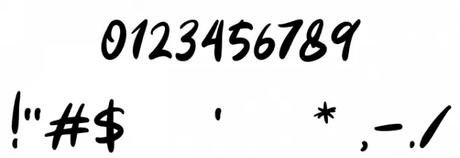 Stacylia DEMO-Regular Font OTHER CHARS