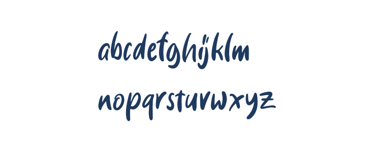 Stacylia DEMO-Regular Lowercase