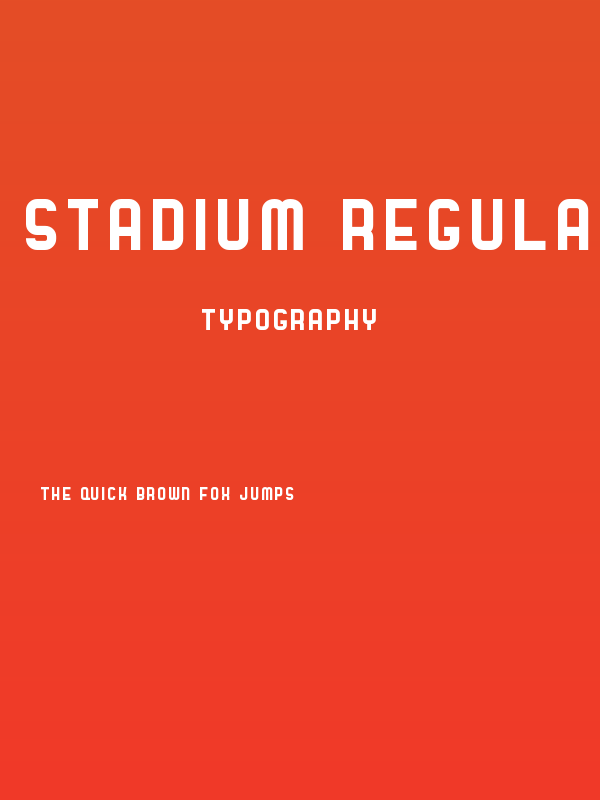 Stadium Regular Poster