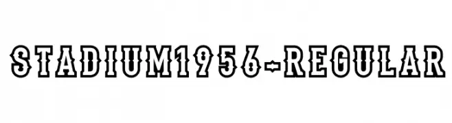 Stadium1956-Regular  Fuentes Gratis Descargar