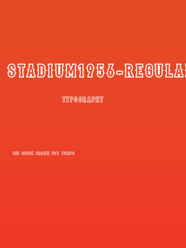 Stadium1956-Regular Poster