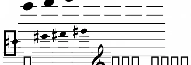 StaffClefPitchesEasy Font OTHER CHARS