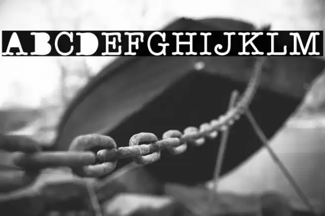 StaffMeeting Schriftart examples