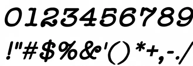 StaffMeetingPlainBoldItalic Font OTHER CHARS