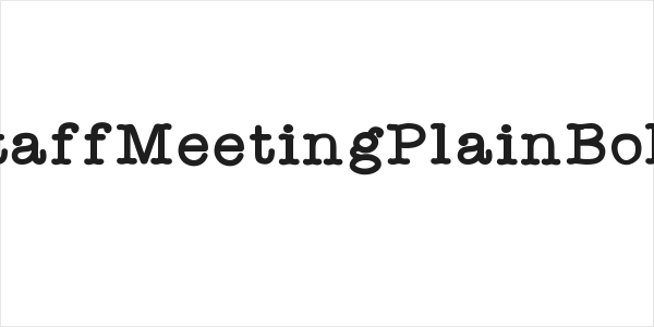 StaffMeetingPlainBold Logo