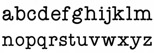 StaffMeetingPlain Schriftart Kleinbuchstaben