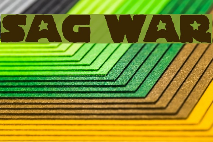 Stag Wart Font examples