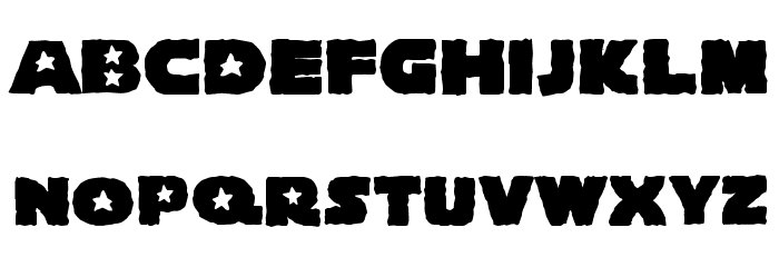 Stag Wart Font LOWERCASE