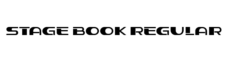 Stage Book Regular Шрифта