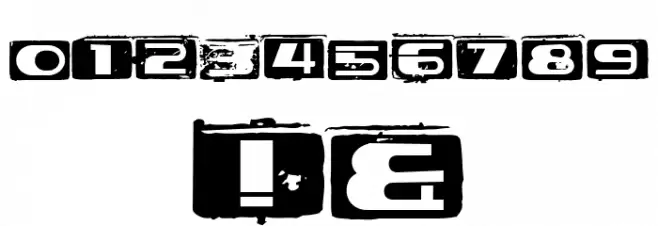 Stage Destroy Regular Font OTHER CHARS