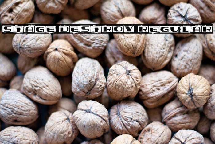 Stage Destroy Regular Example 2