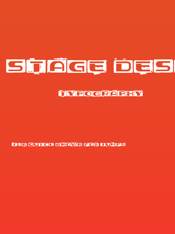 Stage Destroy Regular Poster