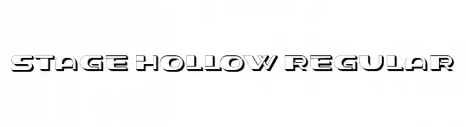 Stage Hollow Regular  baixar fontes gratis