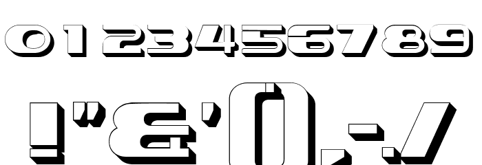 Stage Hollow Regular Font OTHER CHARS