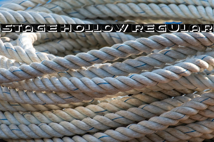 Stage Hollow Regular Example 3