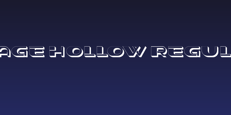 Stage Hollow Regular Social Header