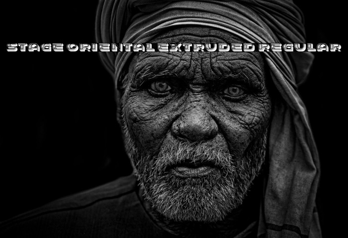 Stage Oriental Extruded Regular Example 2