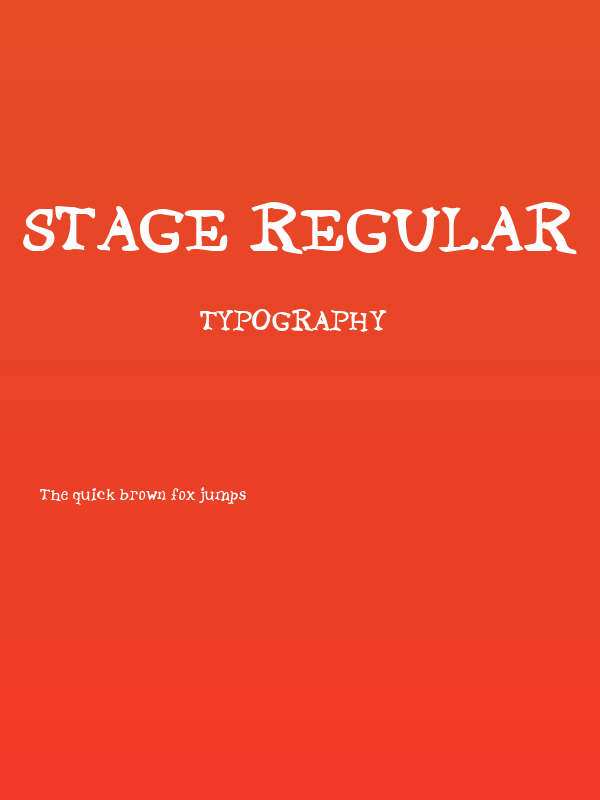 Stage Regular Poster