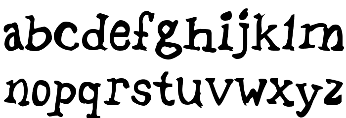 Stage Regular Font LOWERCASE
