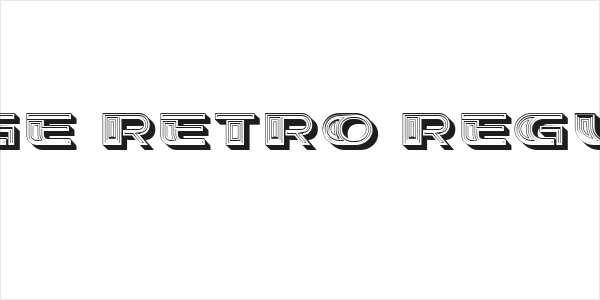 Stage Retro Regular Logo