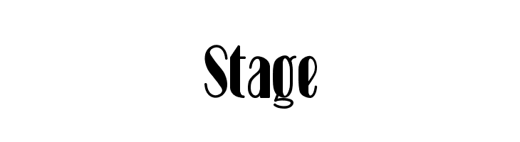 Stage  Free Fonts Download