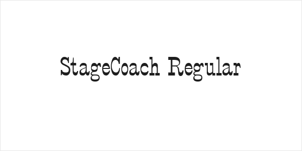 StageCoach Regular Logo