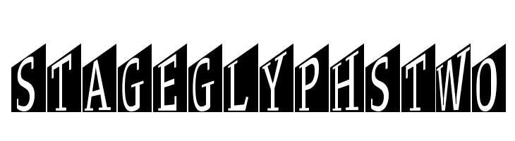 StageGlyphsTwo  font caratteri gratis
