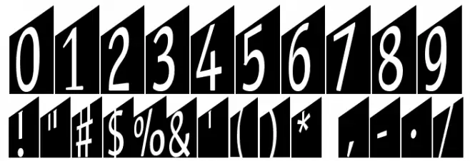 StageGlyphsTwo Font OTHER CHARS