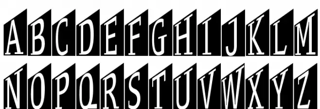 StageGlyphsTwo Fonte MAIÚSCULAS