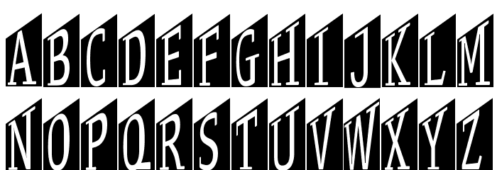 StageGlyphsTwo Schriftart Kleinbuchstaben
