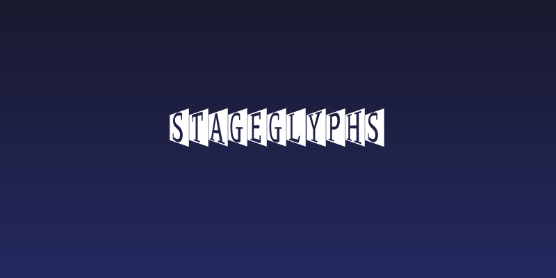 StageGlyphs Social Header
