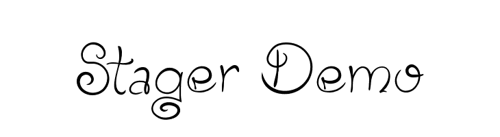 Stager Demo Font