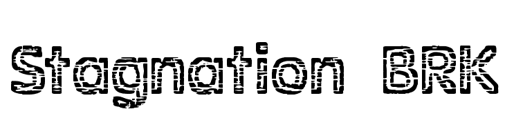 Stagnation BRK Font