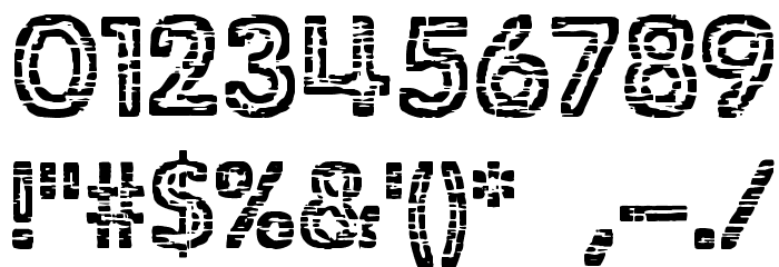 Stagnation BRK Font OTHER CHARS