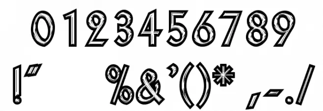 StahlSteel Font OTHER CHARS